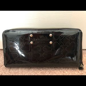 Kate Spade Metro Neda zip around wallet clutch
